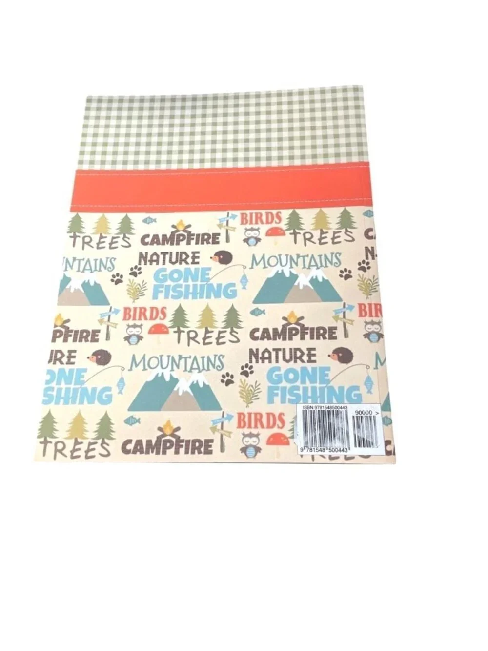 Family Camping Journal Notebook With Nature & Campfire Themed Cover Outdoor Book